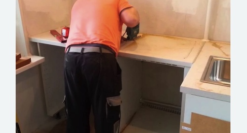 Сборка кухонного гарнитура. Магнитогорск